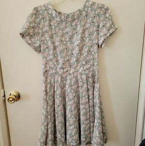 Small Moon Collection Babydoll Dress Sz S